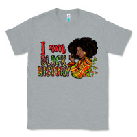 Heather Grey I am black history Classic Tee - Zillion Design Studio