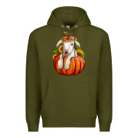 Army Green fall pumpkin lamb nancy cooper Premium Hoodie - NancyCooperArtShop