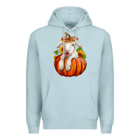 Blue Mist fall pumpkin lamb nancy cooper Premium Hoodie - NancyCooperArtShop