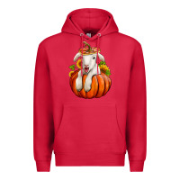 Cardinal fall pumpkin lamb nancy cooper Premium Hoodie - NancyCooperArtShop