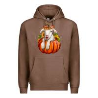 Chestnut fall pumpkin lamb nancy cooper Premium Hoodie - NancyCooperArtShop