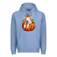 Fall Pumpkin Lamb Nancy Cooper Premium Hoodie | Teevron