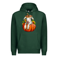 Sports Green fall pumpkin lamb nancy cooper Premium Hoodie - NancyCooperArtShop