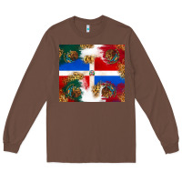 Chestnut Mexican and Dominican Republic Long Sleeve Tee - texasbilliewilder