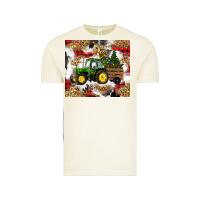 Vintage Arctic christmas farm tractor Vintage Tee - RanaPortraitStore