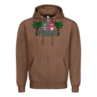 Chestnut summer Zipper Hoodie - CowhideDigitalArt