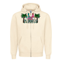 Sandshell summer Zipper Hoodie - CowhideDigitalArt
