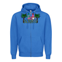 True Royal summer Zipper Hoodie - CowhideDigitalArt