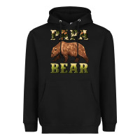 Black papa bear Heavyweight Hoodie - Artiststas