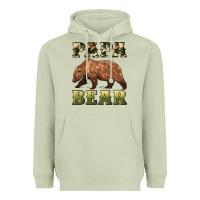 Matcha papa bear Heavyweight Hoodie - Artiststas