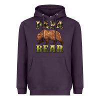 Plum papa bear Heavyweight Hoodie - Artiststas