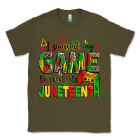 Army Green I paused my game to celebrate Juneteenth Classic Tee - Zillion Design Studio