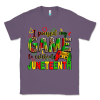 Lavender I paused my game to celebrate Juneteenth Classic Tee - Zillion Design Studio