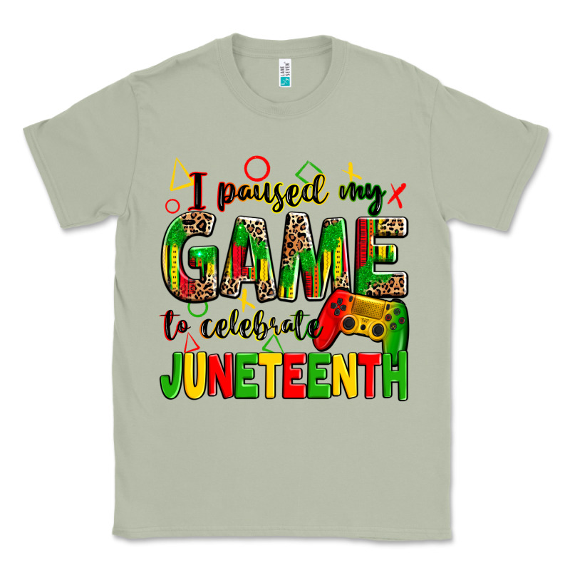 I Paused My Game To Celebrate Juneteenth Classic Tee by Zillion Design Studio | Teevron