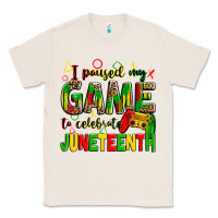 Natural I paused my game to celebrate Juneteenth Classic Tee - Zillion Design Studio
