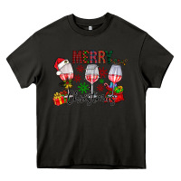 Asphalt Merry Christmas Heavy Core Tee - CowhideDigitalArt
