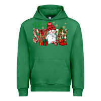 Emerald let it snow with snowman Urban Hoodie - BundleAndBundleShop