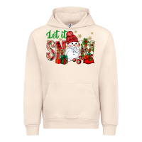 Sandshell let it snow with snowman Urban Hoodie - BundleAndBundleShop