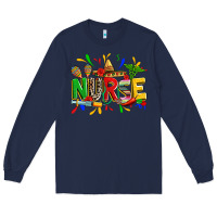 Navy cinco de mayo nurse Long Sleeve Tee - Zillion Design Studio