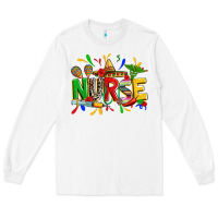 White cinco de mayo nurse Long Sleeve Tee - Zillion Design Studio