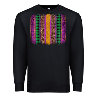 Black mardi gras western brush stroke Premium Sweatshirt - Artiststas