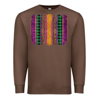 Chestnut mardi gras western brush stroke Premium Sweatshirt - Artiststas