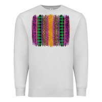 Dove Grey mardi gras western brush stroke Premium Sweatshirt - Artiststas