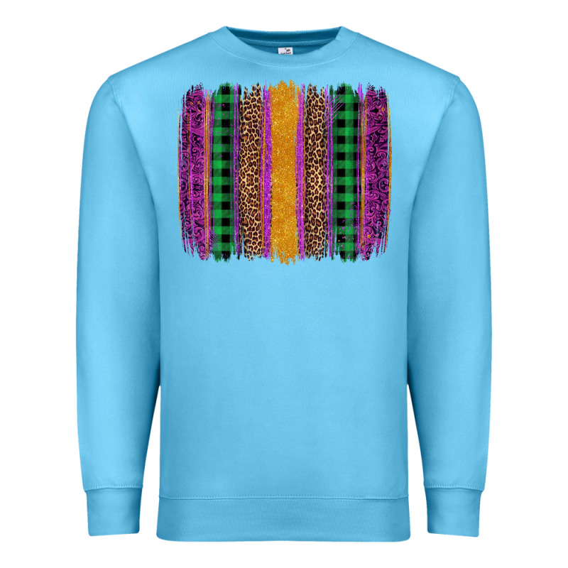 Mardi Gras Western Brush Stroke Premium Sweatshirt by Artiststas | Teevron