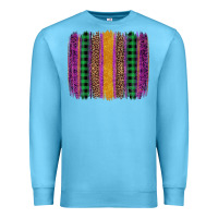 Ocean Blue mardi gras western brush stroke Premium Sweatshirt - Artiststas
