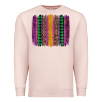 Pale Pink mardi gras western brush stroke Premium Sweatshirt - Artiststas