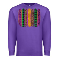 Purple mardi gras western brush stroke Premium Sweatshirt - Artiststas
