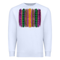 White mardi gras western brush stroke Premium Sweatshirt - Artiststas