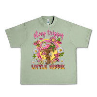 Oil Green stay trippy little hippie tbw Urban Heavy Tee - texasbilliewilder