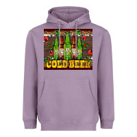 Lavender cold beer with beer bottles Heavyweight Hoodie - AdoDesignShop