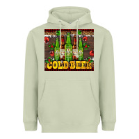 Matcha cold beer with beer bottles Heavyweight Hoodie - AdoDesignShop