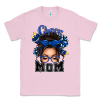 Bubblegum Pink cheer mom messy bun Classic Tee - texasbilliewilder