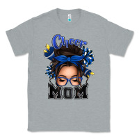 Heather Grey cheer mom messy bun Classic Tee - texasbilliewilder