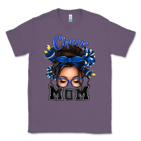 Lavender cheer mom messy bun Classic Tee - texasbilliewilder