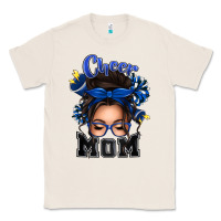 Natural cheer mom messy bun Classic Tee - texasbilliewilder