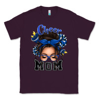 Plum cheer mom messy bun Classic Tee - texasbilliewilder