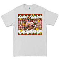 Dove Grey Stacked Christmas Farm Premium Tee - Artiststas