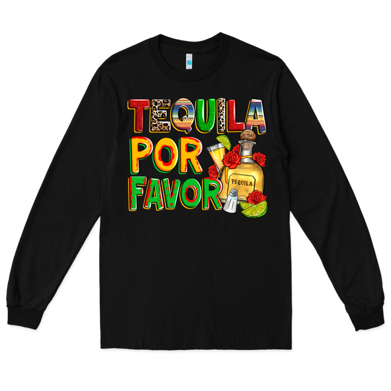 Tequila Por Favor Long Sleeve Tee by Zillion Design Studio | Teevron