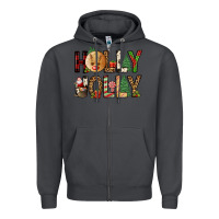 Smoke holly jolly Zipper Hoodie - FaDigitalArtStudio