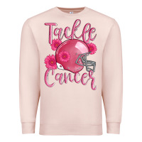 Pale Pink tackle cancer helmet Premium Sweatshirt - AdoDesignShop