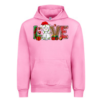 Fuchsia Pink love snowman bbs Urban Hoodie - BundleAndBundleShop
