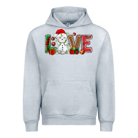 Heather Grey love snowman bbs Urban Hoodie - BundleAndBundleShop