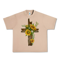 Burro sunflower cross Urban Heavy Tee - texasbilliewilder