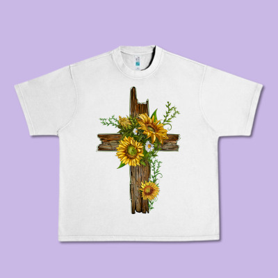 Urban Heavy Tee sunflower cross