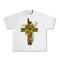 Lunar Rock sunflower cross Urban Heavy Tee - texasbilliewilder