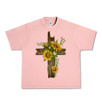 Salmon sunflower cross Urban Heavy Tee - texasbilliewilder